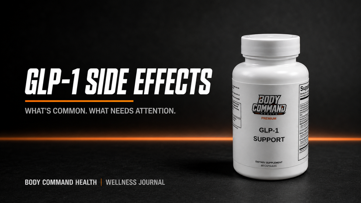 “GLP-1 Side Effects: What Is Common, What Needs Medical Attention and Where Nutritional Support Fits”