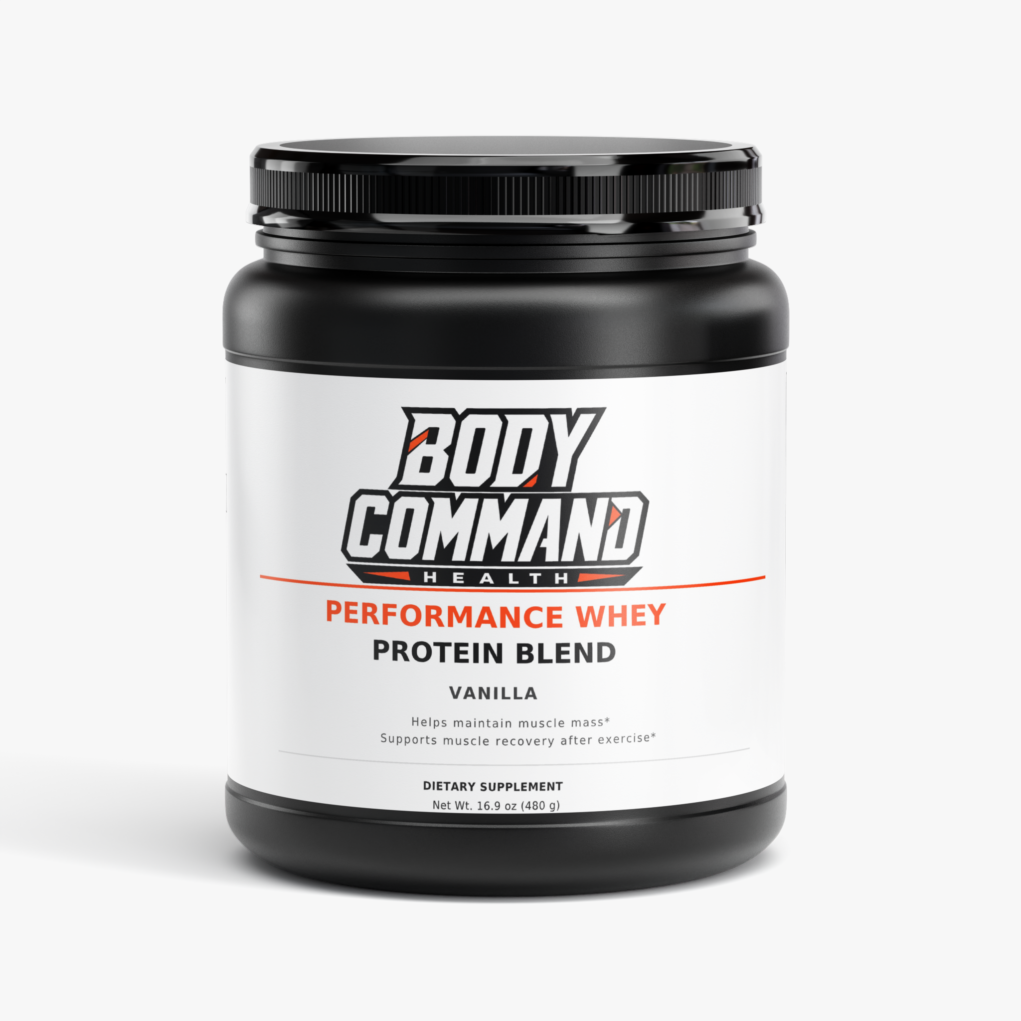 Body Command Premium Performance Whey Protein Blend (Vanilla)