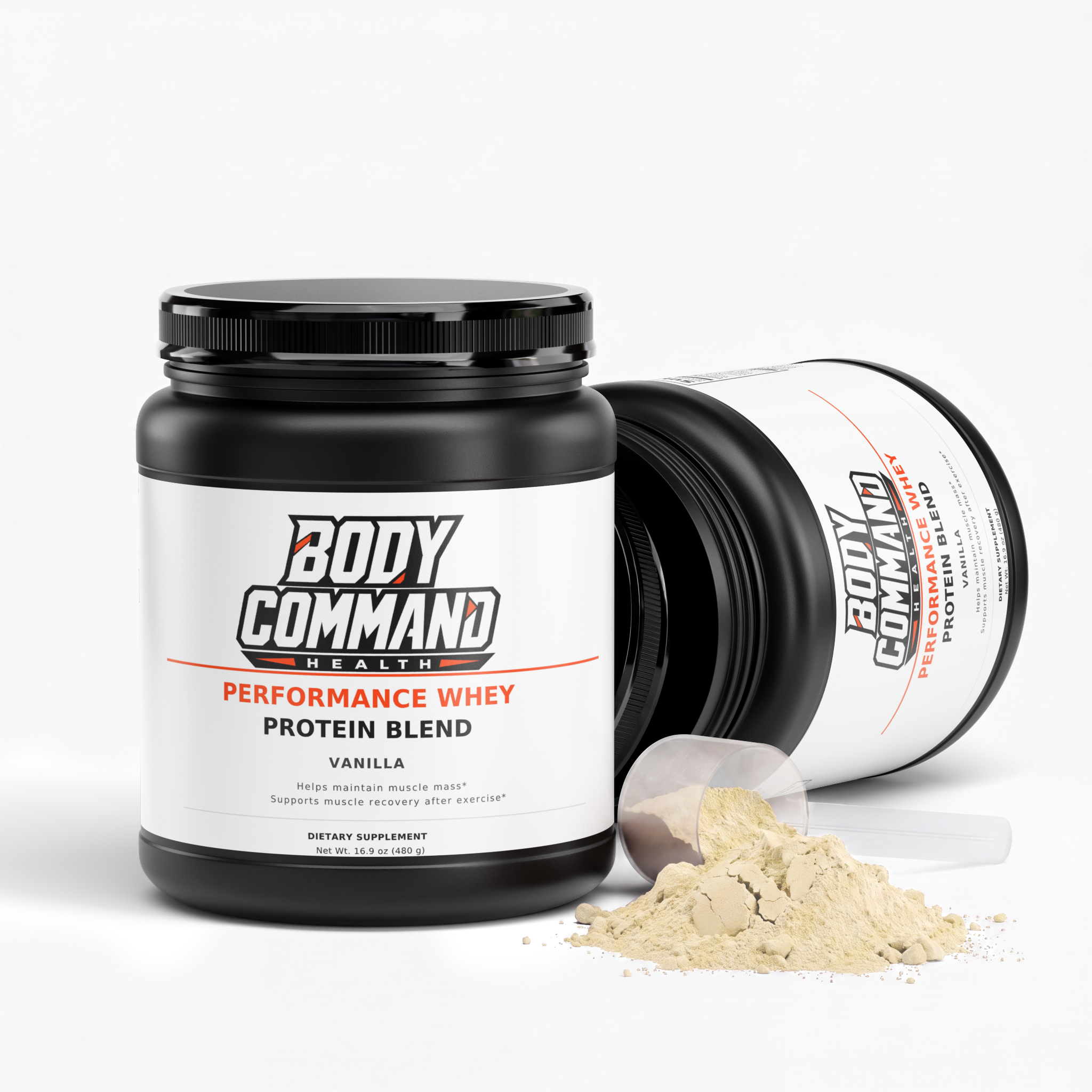 Body Command Premium Performance Whey Protein Blend (Vanilla)