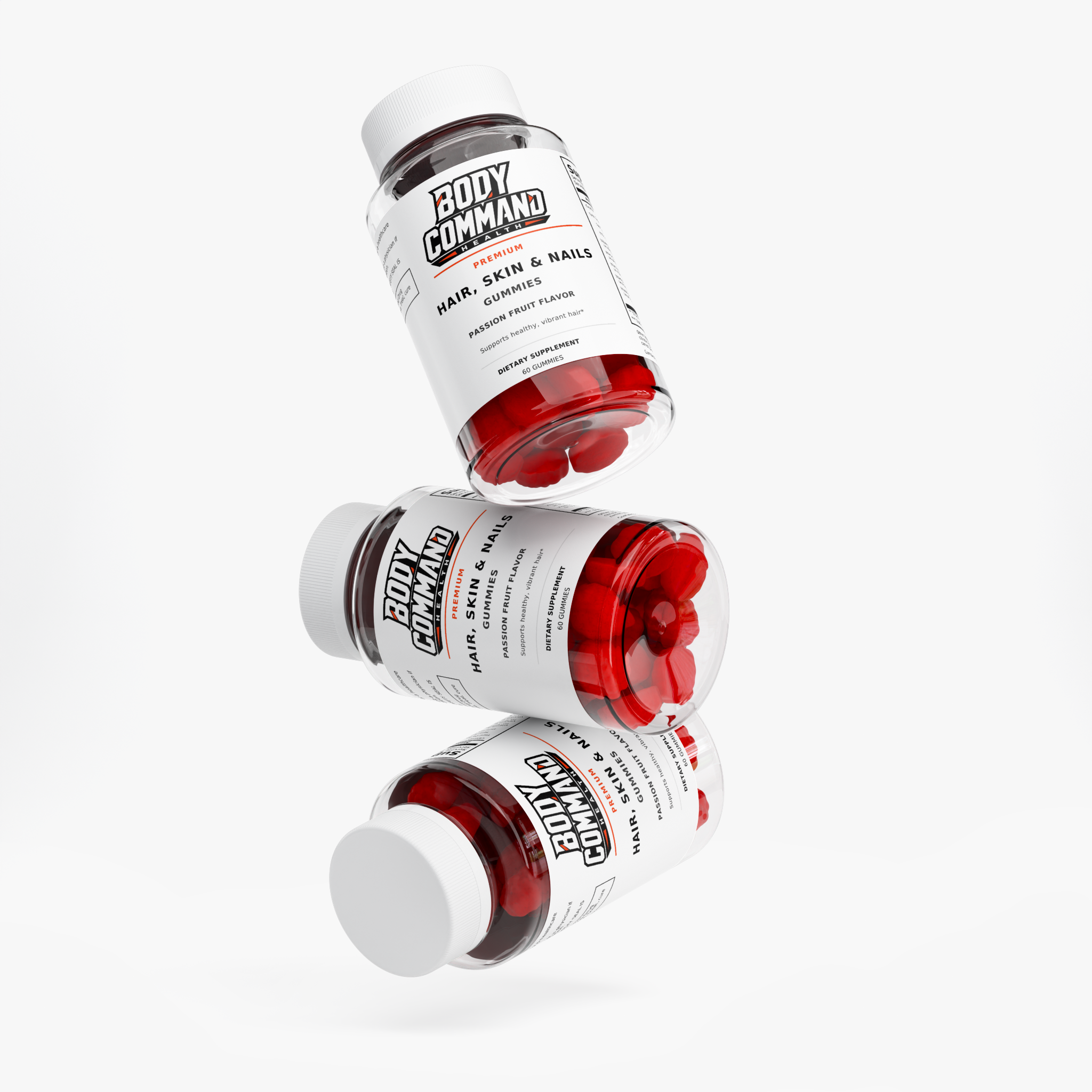 Body Command Premium Hair, Skin & Nails Gummies