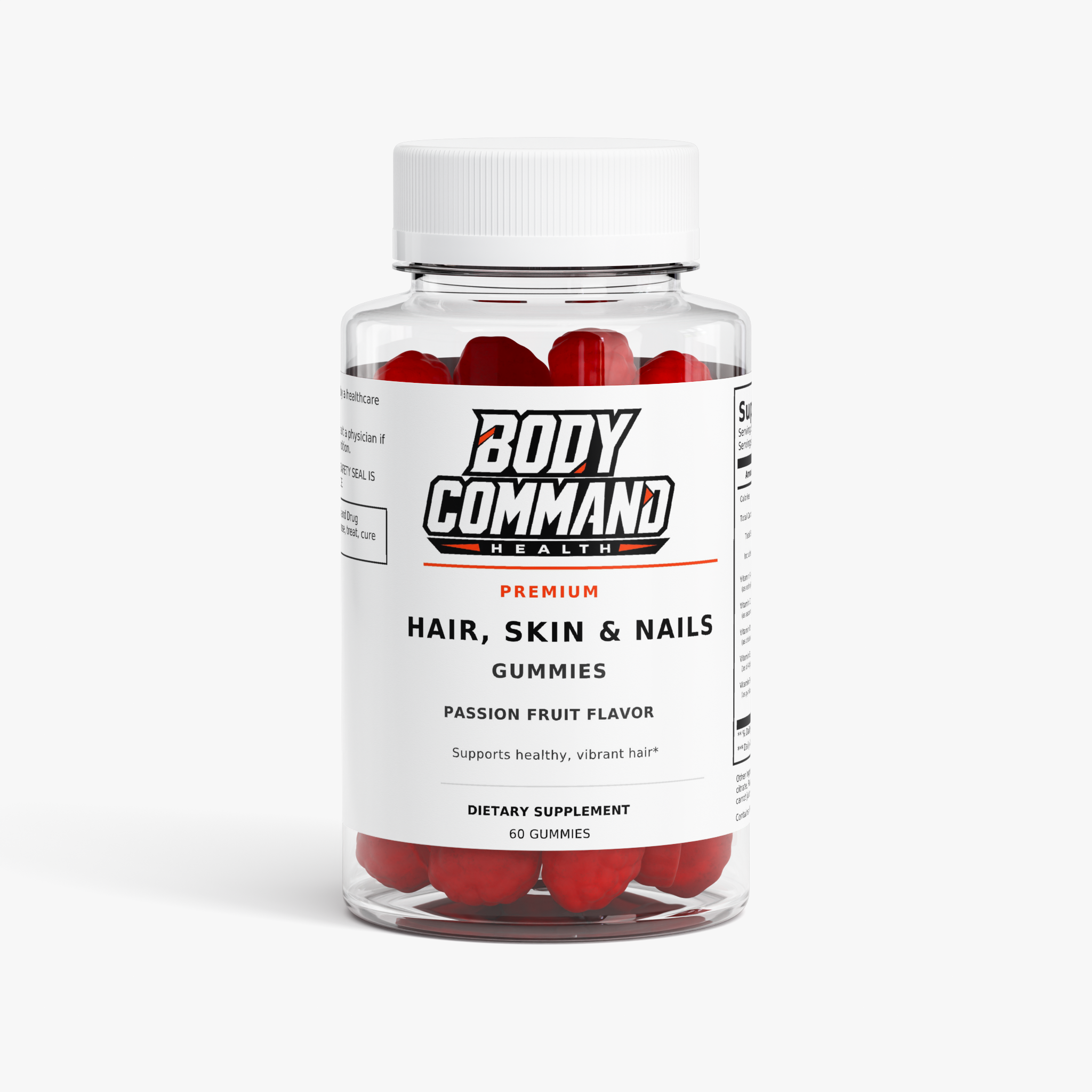 Body Command Premium Hair, Skin & Nails Gummies