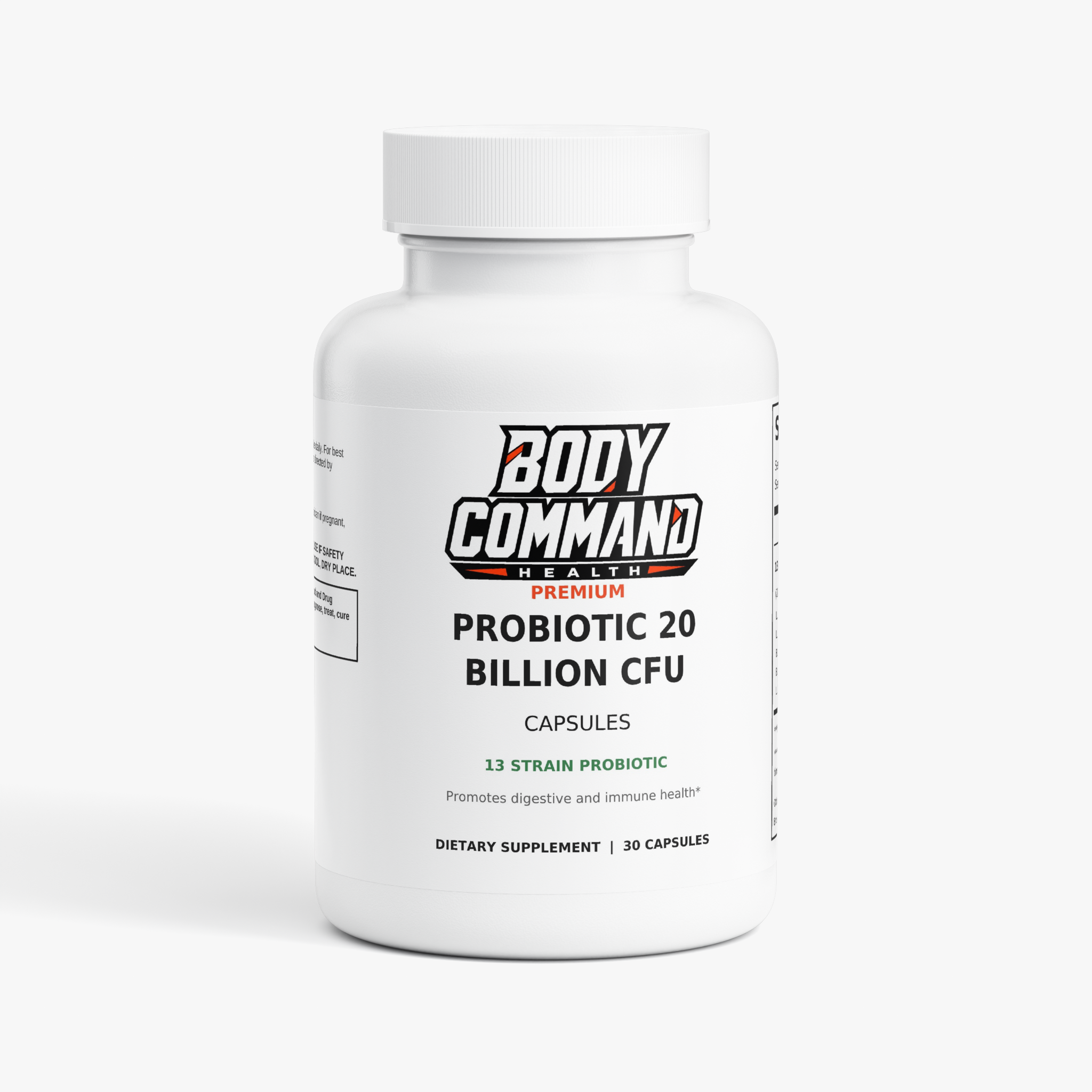 Body Command Premium Probiotic 20 Billion