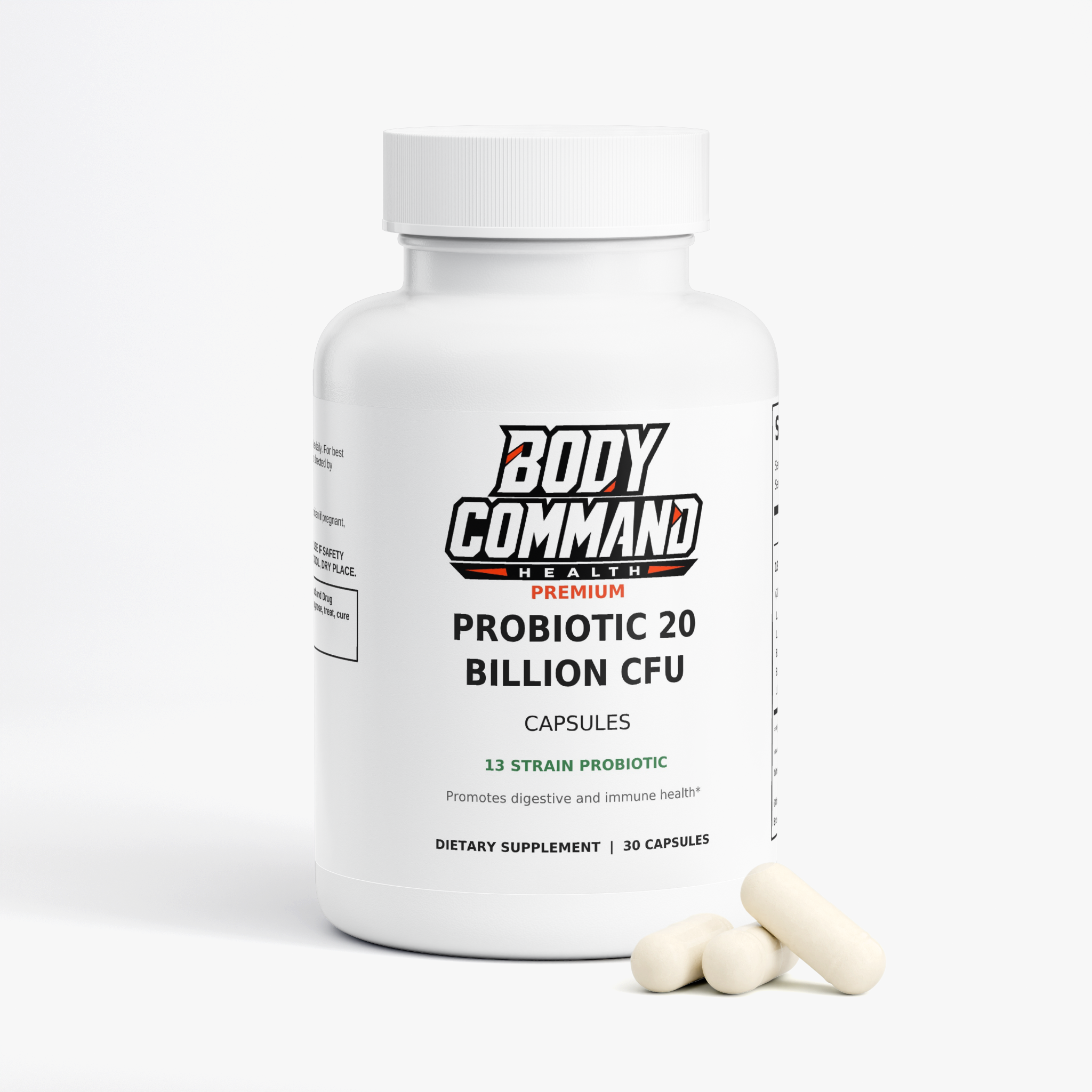 Body Command Premium Probiotic 20 Billion