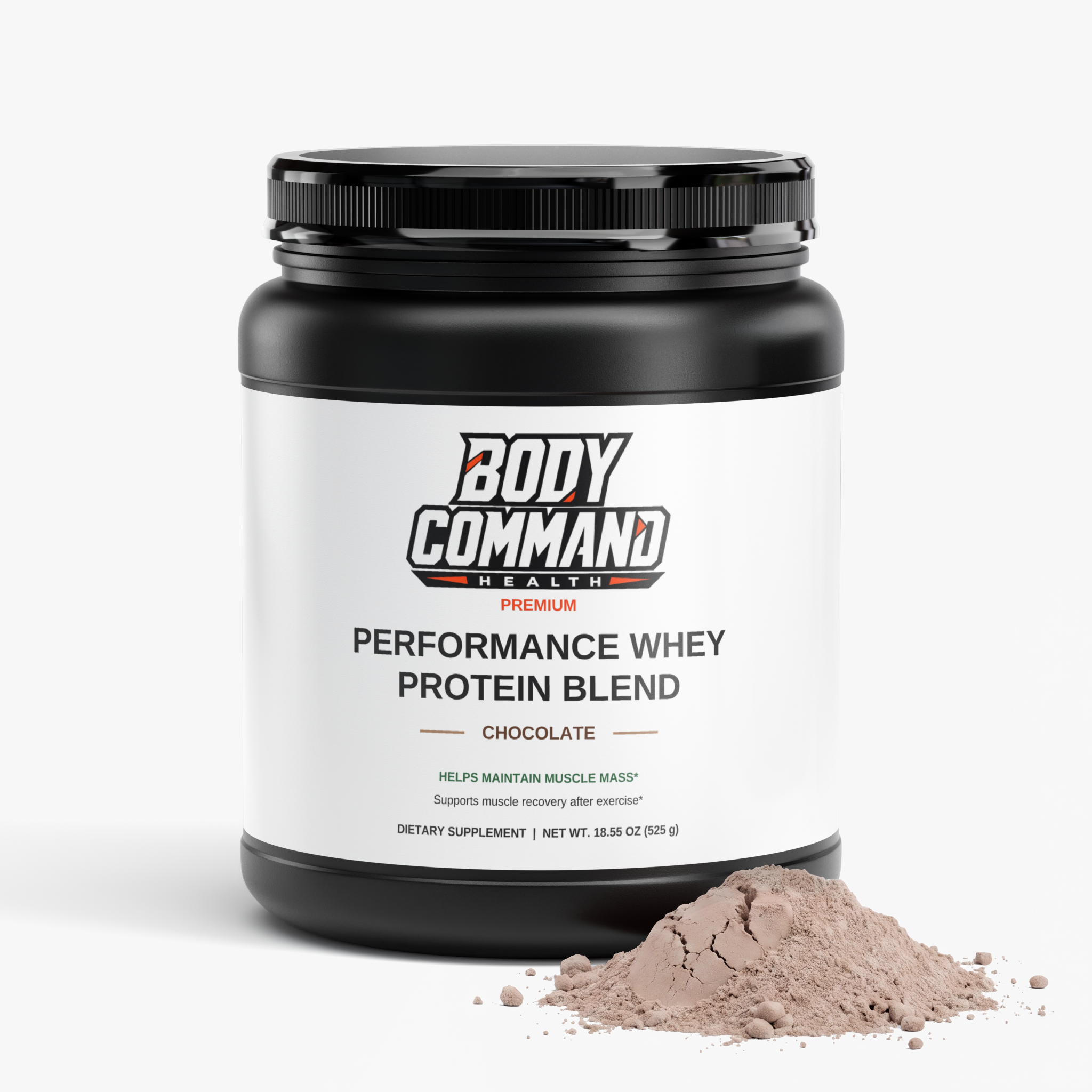 Body Command Premium Performance Whey Protein Blend (Chocolate)