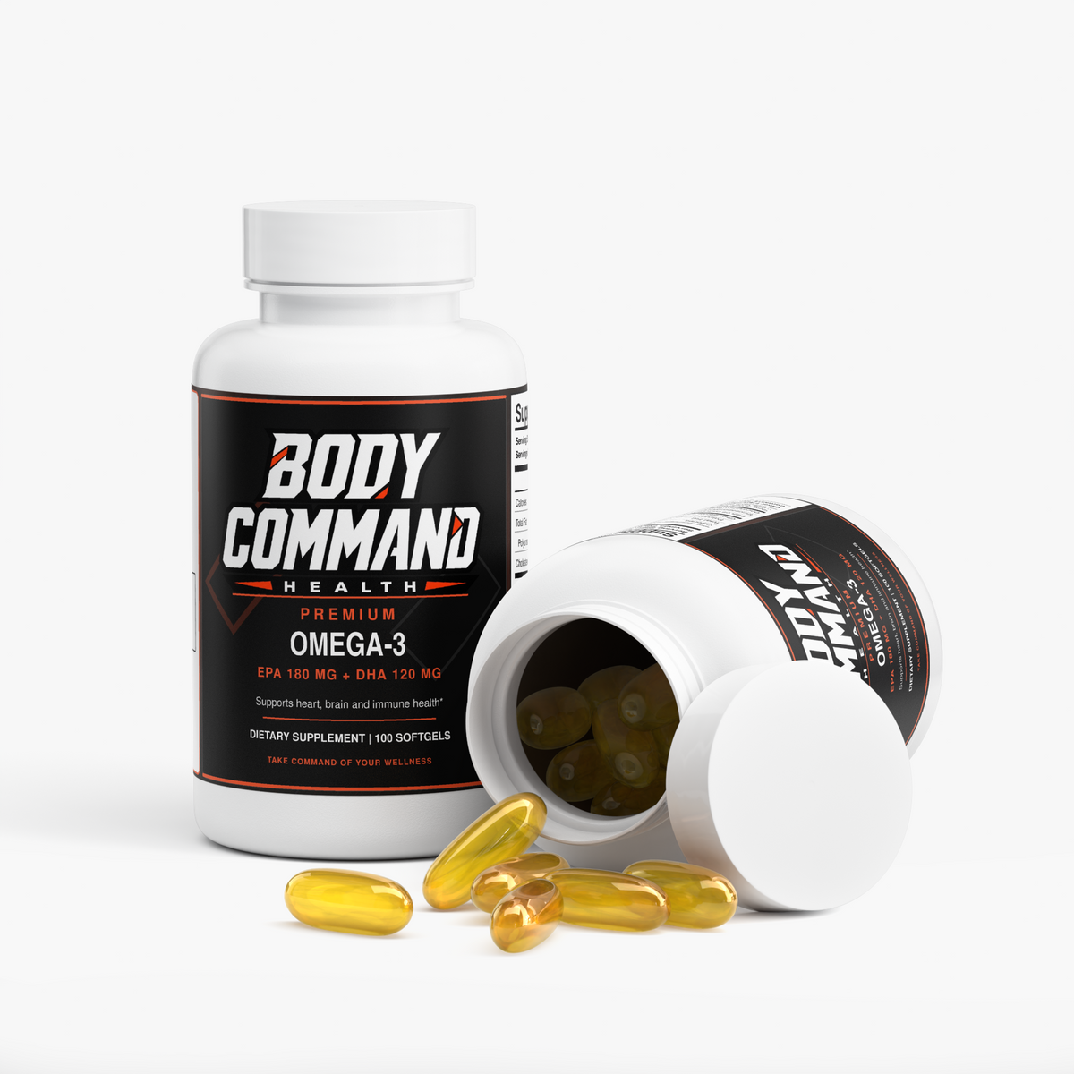 Body Command Premium Omega-3 EPA 180mg + DHA 120mg