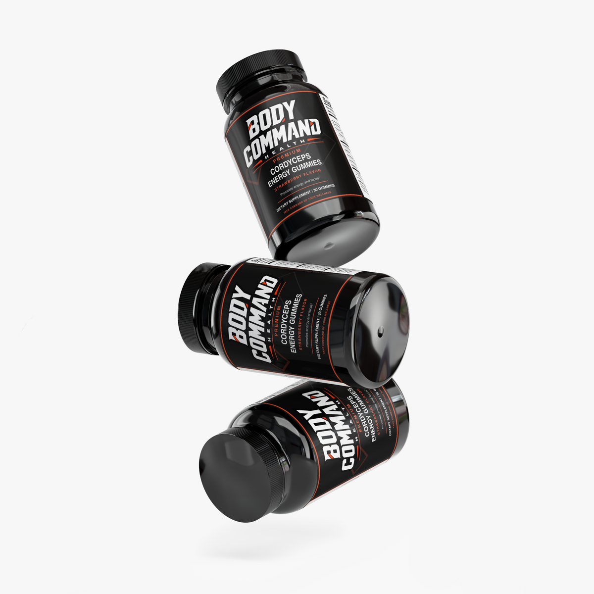 Body Command Premium Cordyceps Energy Gummies