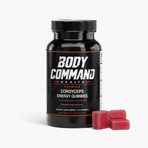Body Command Premium Cordyceps Energy Gummies