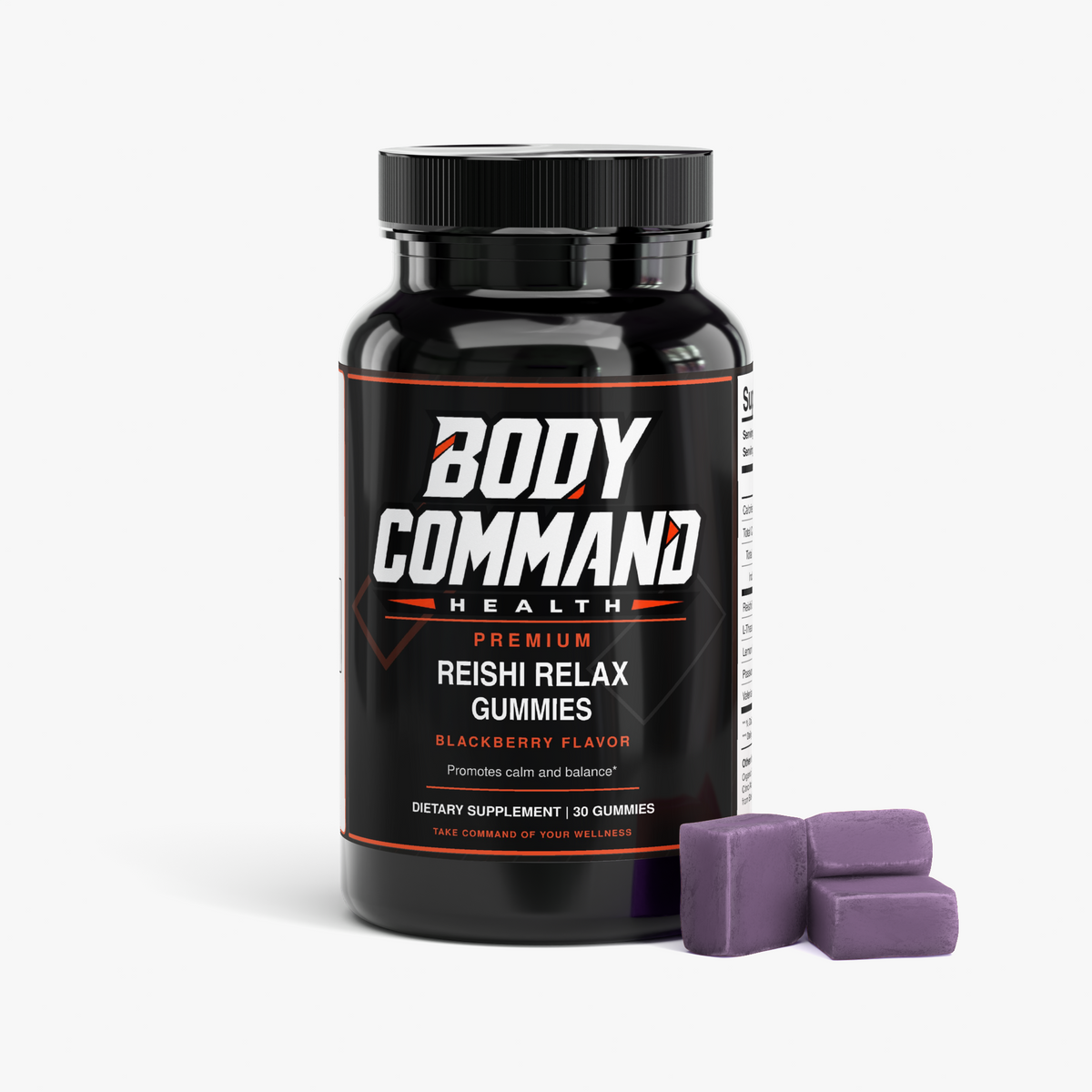 Body Command Premium Reishi Relax Gummies