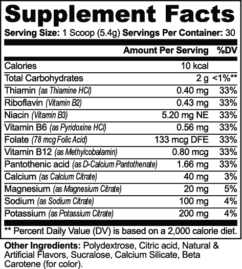 Body Command Premium Hydration Powder (Peach Mango)