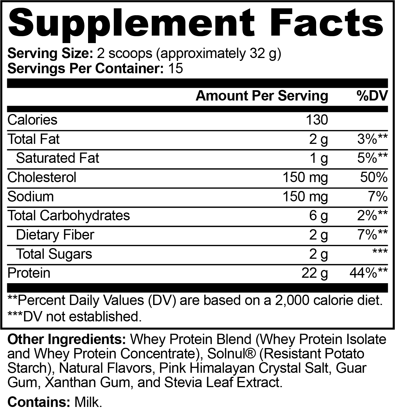 Body Command Premium Performance Whey Protein Blend (Vanilla)