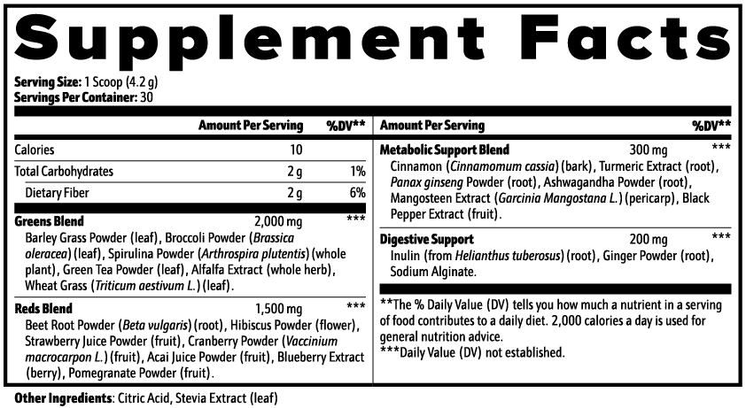 Body Command Premium Greens Superfood